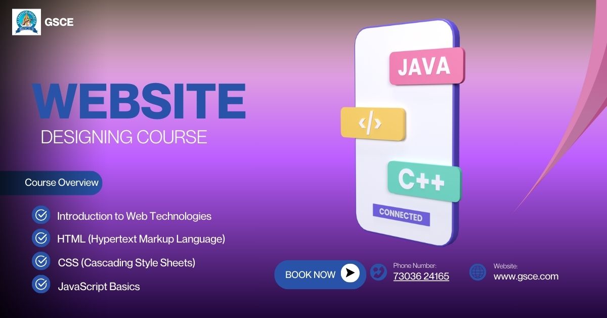 web designing course